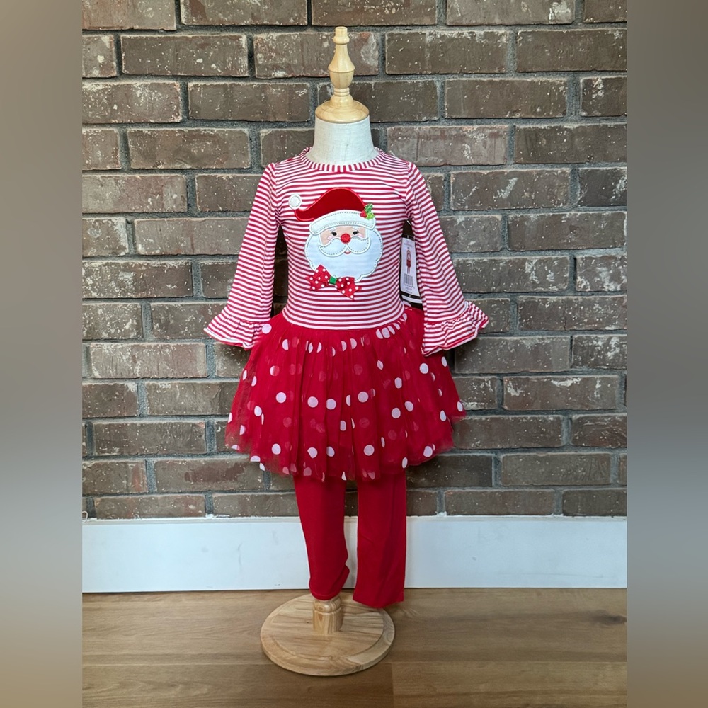 Jolly Santa Toddler Costume Set - Red and White